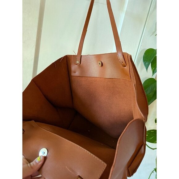 Women’s brown tote bag - Picture 9 of 12